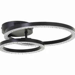 Luminaires Brilliant Aurelia Plafonnier LED Noir, 1 lumière* Éclairage Led