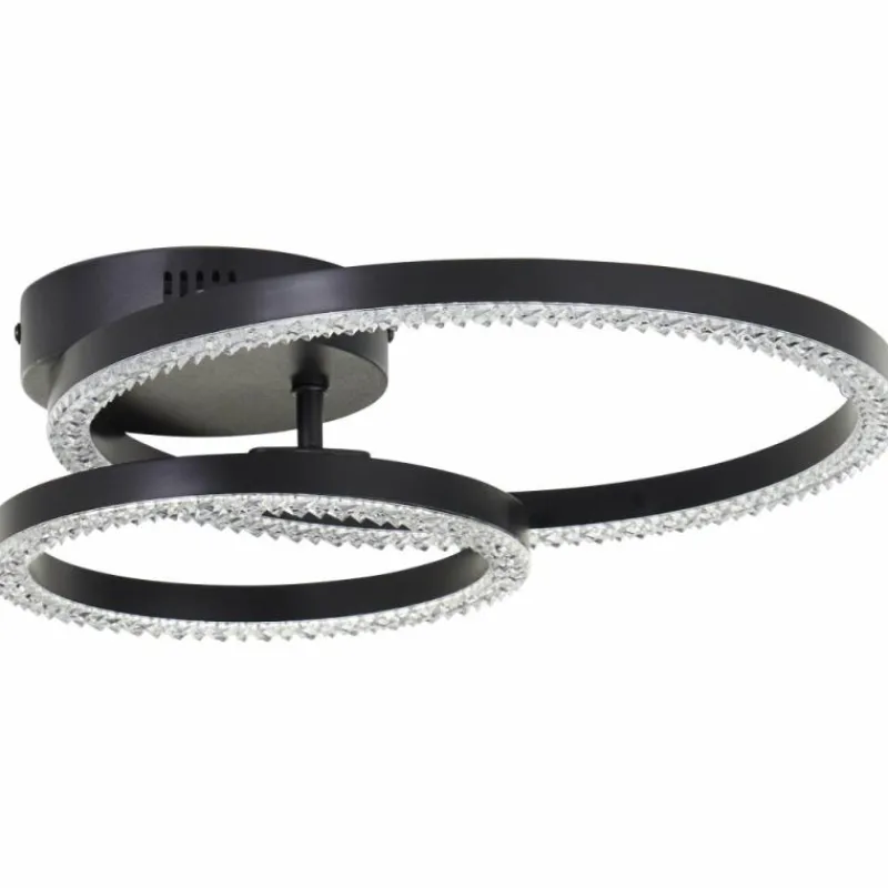 Luminaires Brilliant Aurelia Plafonnier LED Noir, 1 lumière* Éclairage Led