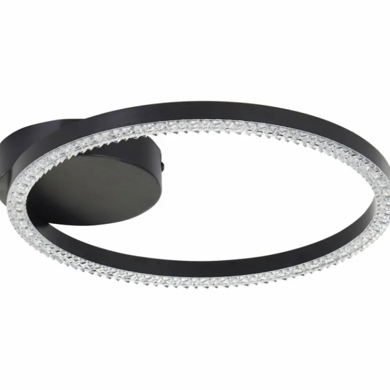 Luminaires Brilliant Aurelia Plafonnier LED Noir, 1 lumière* Éclairage Led