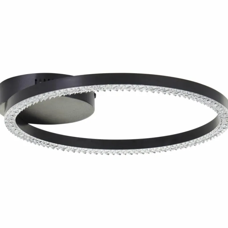 Luminaires Brilliant Aurelia Plafonnier LED Noir, 1 lumière* Éclairage Led
