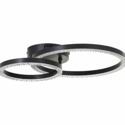 Luminaires Brilliant Aurelia Plafonnier LED Noir, 1 lumière* Éclairage Led