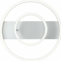 Lampes Industrielles-Luminaires Brilliant Aurora Plafonnier LED Argenté, 1 lumière, Télécommandes