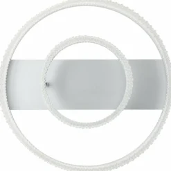 Lampes Industrielles-Luminaires Brilliant Aurora Plafonnier LED Argenté, 1 lumière, Télécommandes