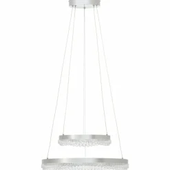 Lampes Industrielles-Luminaires Brilliant Aurora Suspension LED Argenté, 1 lumière, Télécommandes