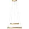 Lampes Dorées-Luminaires Brilliant Aurora Suspension LED Or, 1 lumière, Télécommandes