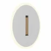 Lampes En Bois-Luminaires Globo Lighting Avery Applique murale LED Brun foncé, Blanc, 1 lumière