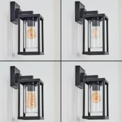 hofstein Avete Lampe murale d´extérieur Noir, 1 lumière