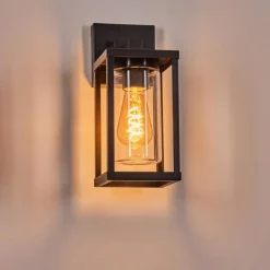 hofstein Avete Lampe murale d´extérieur Noir, 1 lumière