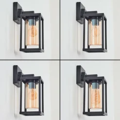 hofstein Avete Lampe murale d´extérieur Noir, 1 lumière