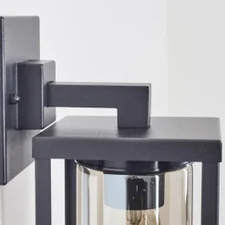 Suspension Verre Fumé-hofstein Avete Lampe murale d´extérieur Noir, 1 lumière