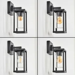 hofstein Avete Lampe murale d´extérieur Noir, 1 lumière