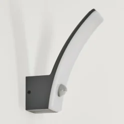 hofstein Azia Lampe murale d´extérieur LED Anthracite, 1 lumière, Détecteur de mouvement