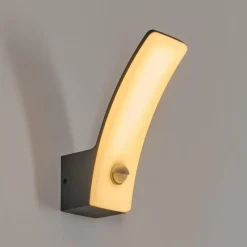 hofstein Azia Lampe murale d´extérieur LED Anthracite, 1 lumière, Détecteur de mouvement