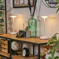 hofstein Baigorrita Lampe de table d'extérieur, Lampe à poser LED Blanc, 1 lumière