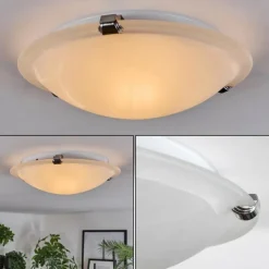 hofstein Balan Plafonnier Blanc, 1 lumière