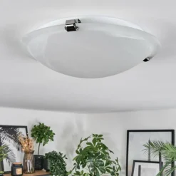 hofstein Balan Plafonnier Blanc, 1 lumière