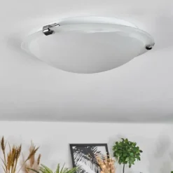 hofstein Balan Plafonnier Blanc, 1 lumière