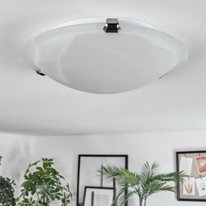 hofstein Balan Plafonnier Blanc, 1 lumière