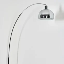 hofstein Baloca Lampadaire Chrome, Noir, 1 lumière