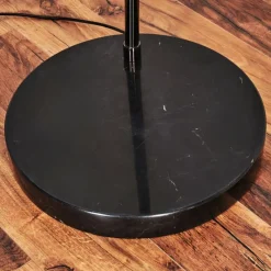 Lampes Vintages & Rétros-hofstein Baloca Lampadaire Chrome, Noir, 1 lumière