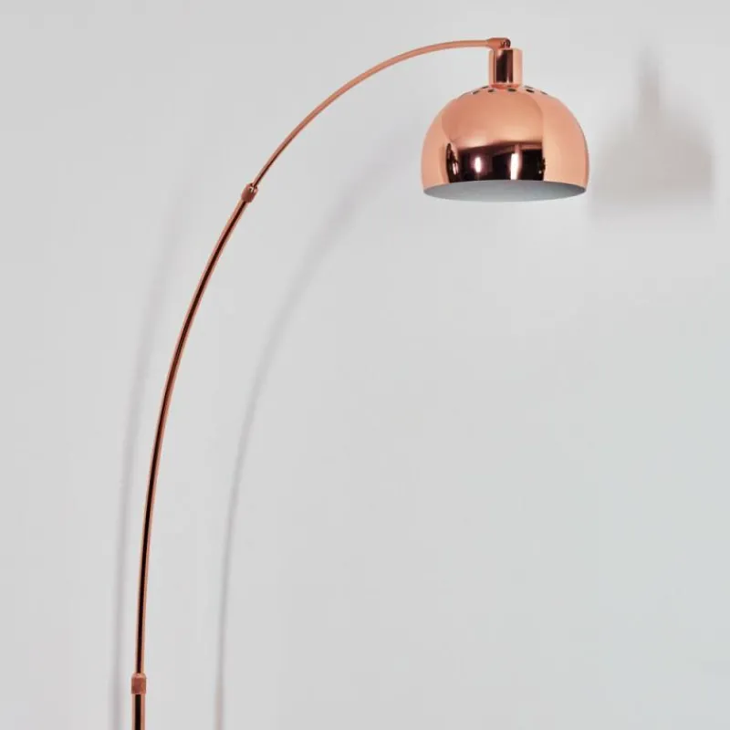 hofstein Baloca Lampadaire Cuivre, Noir, 1 lumière