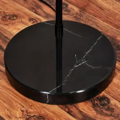 Lampes Vintages & Rétros-hofstein Baloca Lampadaire Noir, 1 lumière