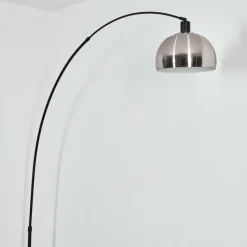 Lampes Vintages & Rétros-hofstein Baloca Lampadaire Noir, 1 lumière