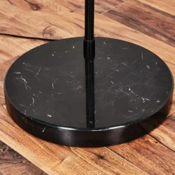 Lampes Vintages & Rétros-hofstein Baloca Lampadaire Noir, 1 lumière