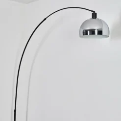 Lampes Vintages & Rétros-hofstein Baloca Lampadaire Noir, 1 lumière