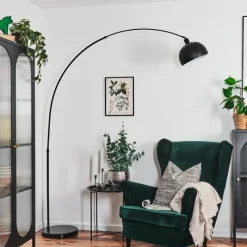 hofstein Baloca Lampadaire Noir, 1 lumière