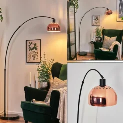 hofstein Baloca Lampadaire Noir, 1 lumière