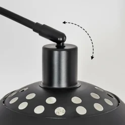 hofstein Baloca Lampadaire Noir, 1 lumière