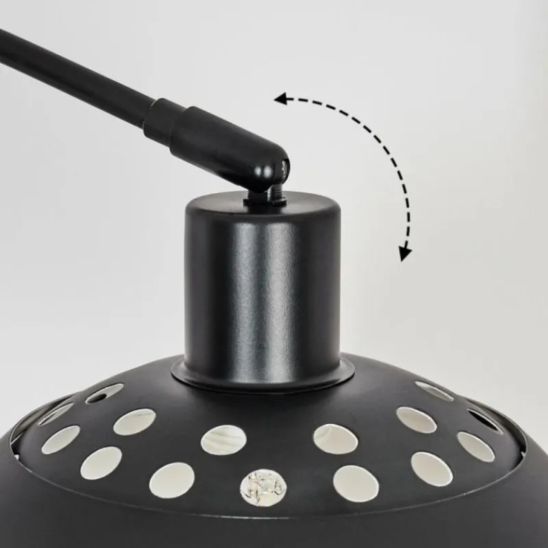 hofstein Baloca Lampadaire Noir, 1 lumière