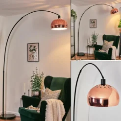 hofstein Baloca Lampadaire Noir, 1 lumière