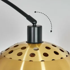 Lampes Dorées-hofstein Baloca Lampadaire Noir, 1 lumière