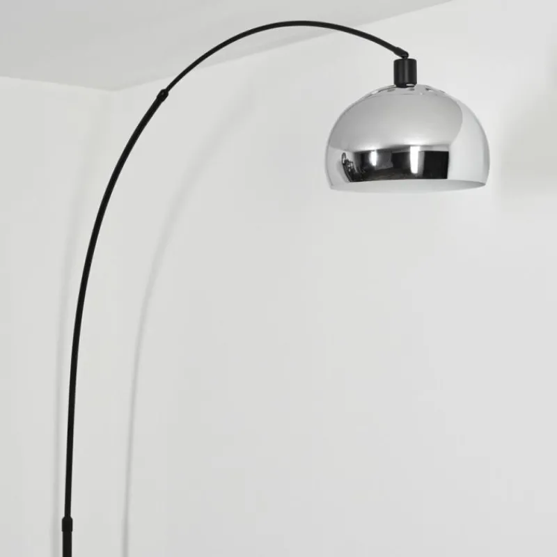 hofstein Baloca Lampadaire Noir, 1 lumière