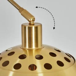 Lampes Dorées-hofstein Baloca Lampadaire Or, Noir, 1 lumière