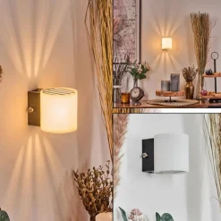 hofstein Bamako Luminaire Up & Down, Applique murale LED Noir, 1 lumière