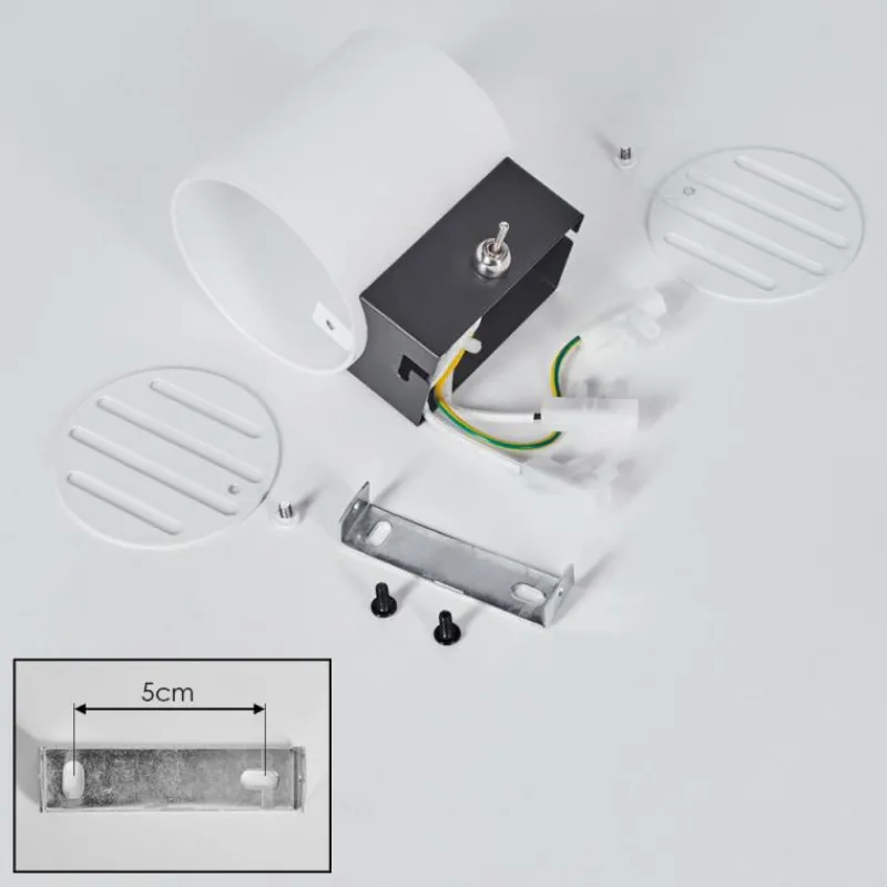 hofstein Bamako Luminaire Up & Down, Applique murale LED Noir, 1 lumière