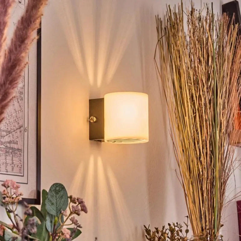 hofstein Bamako Luminaire Up & Down, Applique murale LED Noir, 1 lumière