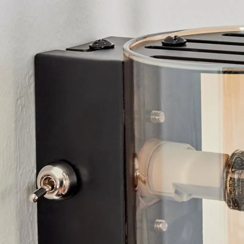 hofstein Bamako Luminaire Up & Down, Applique murale LED Noir, 1 lumière