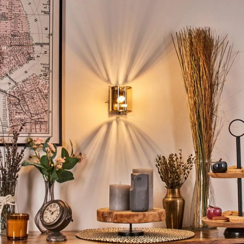 hofstein Bamako Luminaire Up & Down, Applique murale LED Noir, 1 lumière