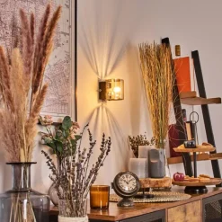 hofstein Bamako Luminaire Up & Down, Applique murale LED Noir, 1 lumière