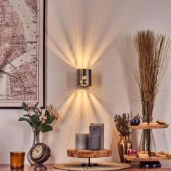 hofstein Bamako Luminaire Up & Down, Applique murale LED Noir, 1 lumière