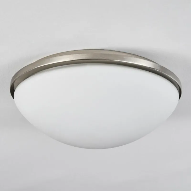 hofstein Banan Plafonnier, Spot de plafond Nickel mat, 2 lumières