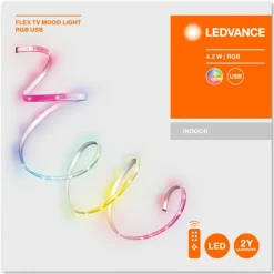 Luminaires Ledvance Bande LED LEDVANCE MOOD LIGHT Blanc, 1 lumière, Changeur de couleurs* Rubans Led
