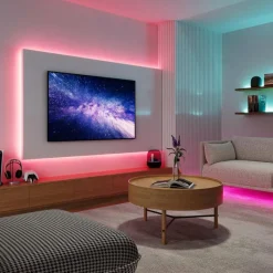 Luminaires Reality Bande LED Reality RACER Noir, 1 lumière, Télécommandes, Changeur de couleurs* Rubans Led