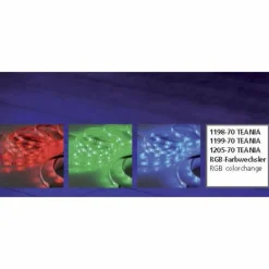 Luminaires Paul Neuhaus Bandes LED Paul Neuhaus TEANIA Multicolore, 1 lumière, Télécommandes, Changeur de couleurs* Rubans Led