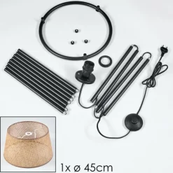 hofstein Barcos Lampadaire beige, 1 lumière