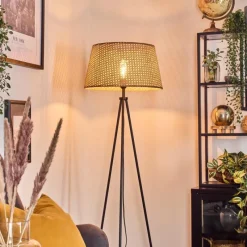 Luminaires Scandinaves-hofstein Barcos Lampadaire beige, Écru, 1 lumière